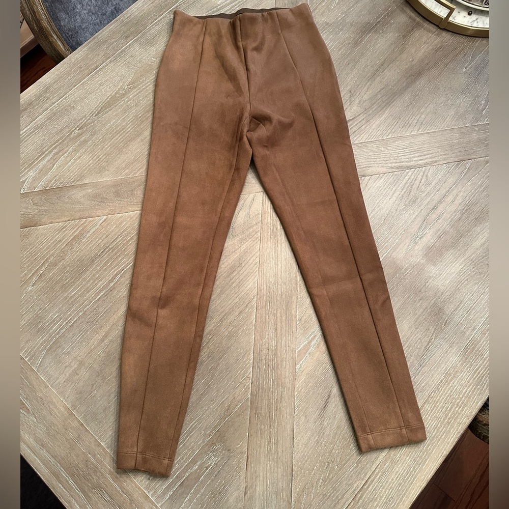 Ann Taylor Loft Faux Suede Leggings